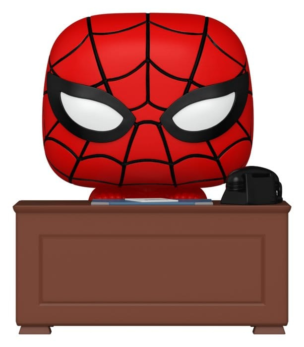 Marvel POP! Premium Vinyl Figure Meme- Spider-Man w/Desk 9 cm [2]