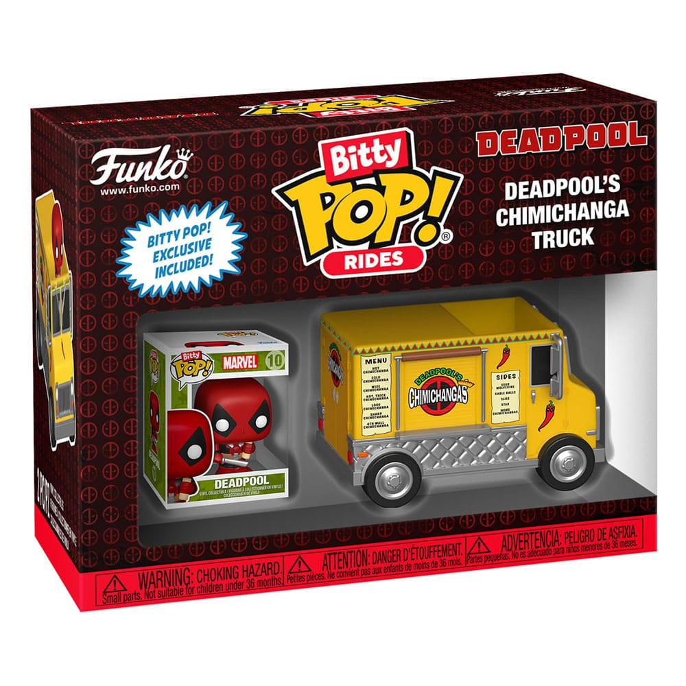 Marvel POP! Rides Vinyl Figure Deadpool w/Chimichanga Truck 2,5 cm [2]
