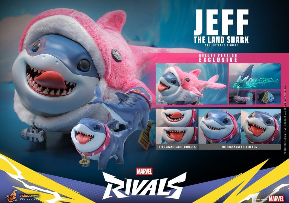 Marvel Rivals Videogame Masterpiece Series Action Figure Jeff the Land Shark (Deluxe Version) 11 cm [8]