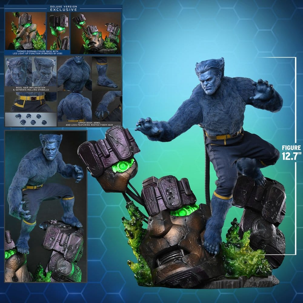 Marvel X-Men Movie Masterpiece Action Figure 1/6 Beast (Deluxe Version) 33 cm [20]