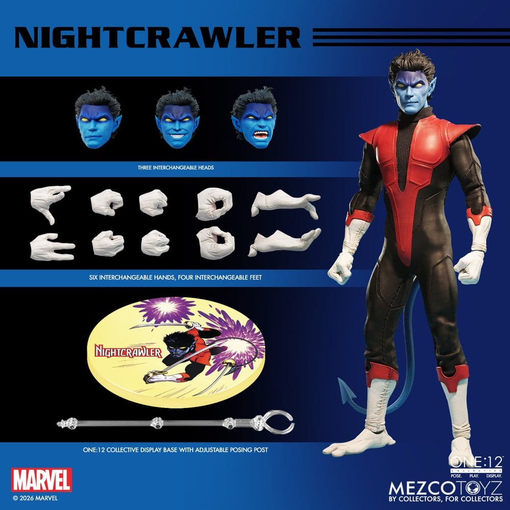 Marvel X-Men One:12 Collective Action Figure 1/12 Nightcrawler 16 cm [15]
