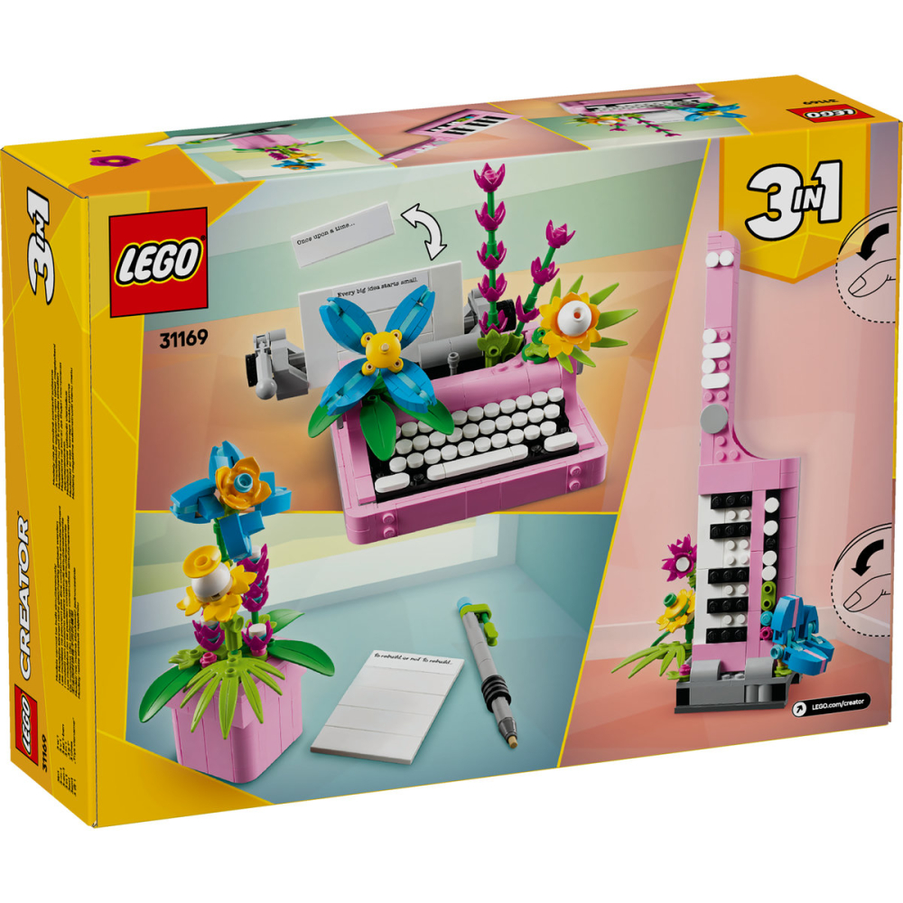 LEGO Creator 3 în 1 Maşină de scris cu flori 31169 [3]