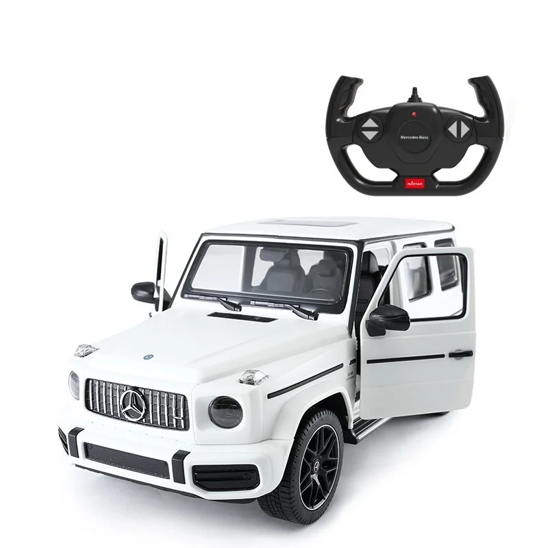 Masina RC Mercedes-Benz G63 Alb 1:14 Rastar 2.4GHz cu lumini [3]