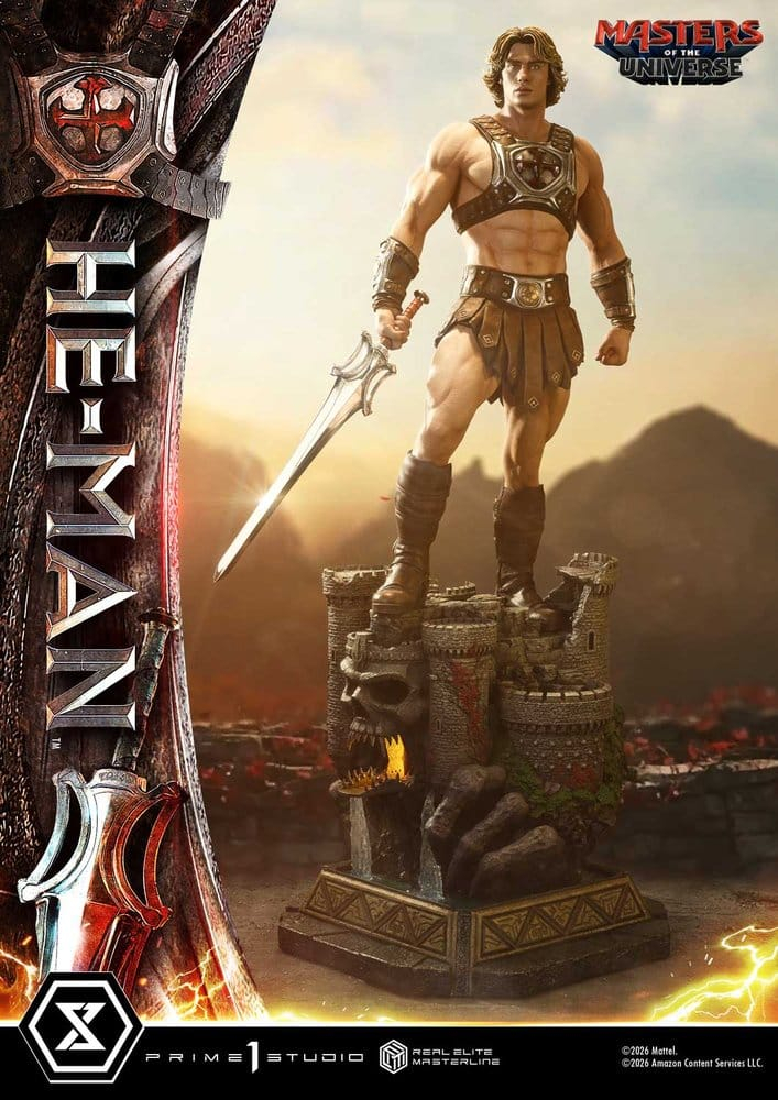 Masters of the Universe (2026 Film) Real Elite Masterline Series Statue 1/3 He-Man Deluxe Version 117 cm [6]