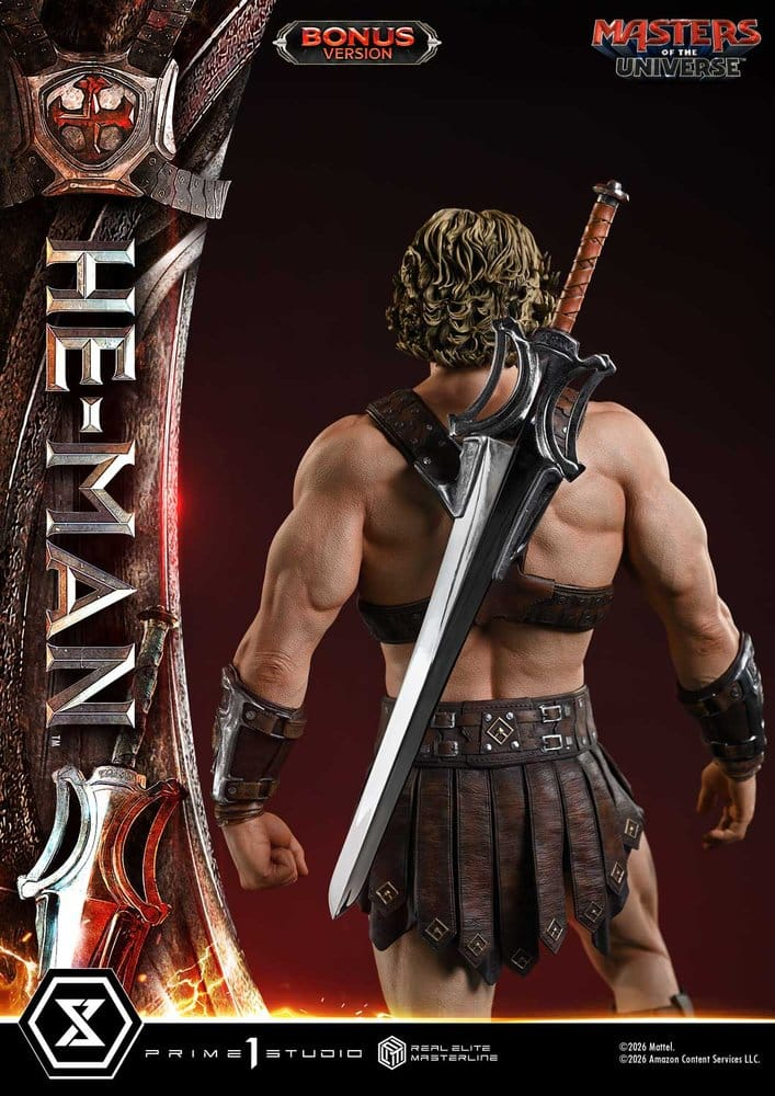 Masters of the Universe (2026 Film) Real Elite Masterline Series Statue 1/3 He-Man DX Bonus Version 117 cm [9]