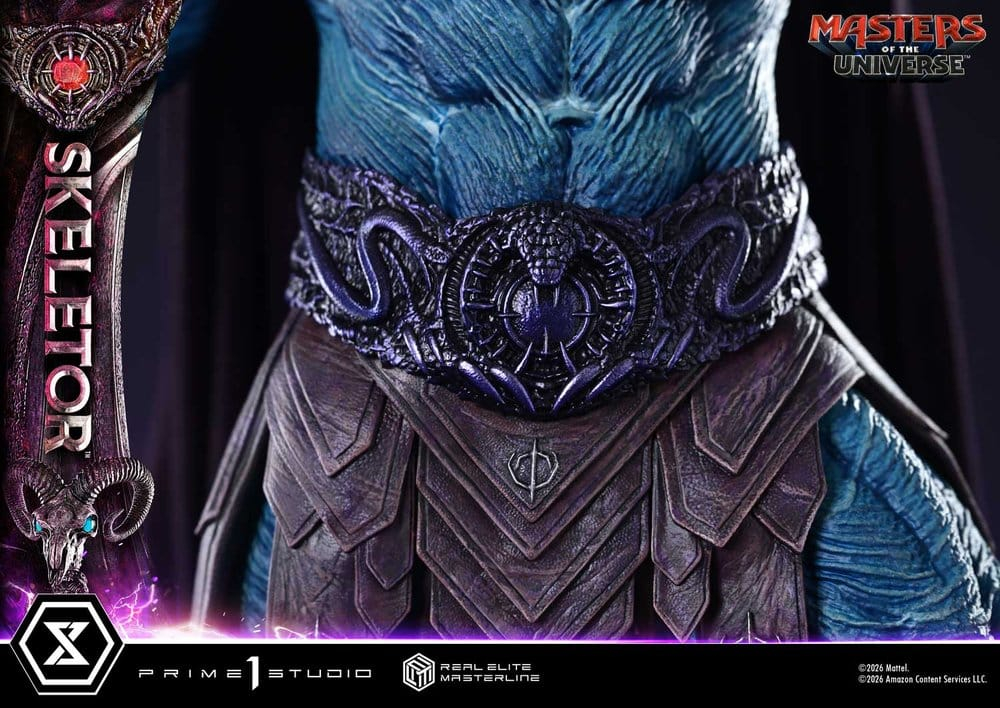 Masters of the Universe (2026 Film) Real Elite Masterline Series Statue 1/3 Skeletor 95 cm [17]