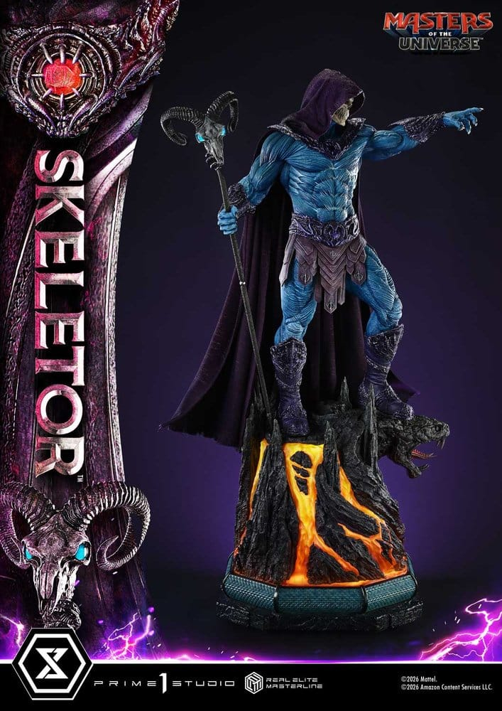 Masters of the Universe (2026 Film) Real Elite Masterline Series Statue 1/3 Skeletor 95 cm [13]