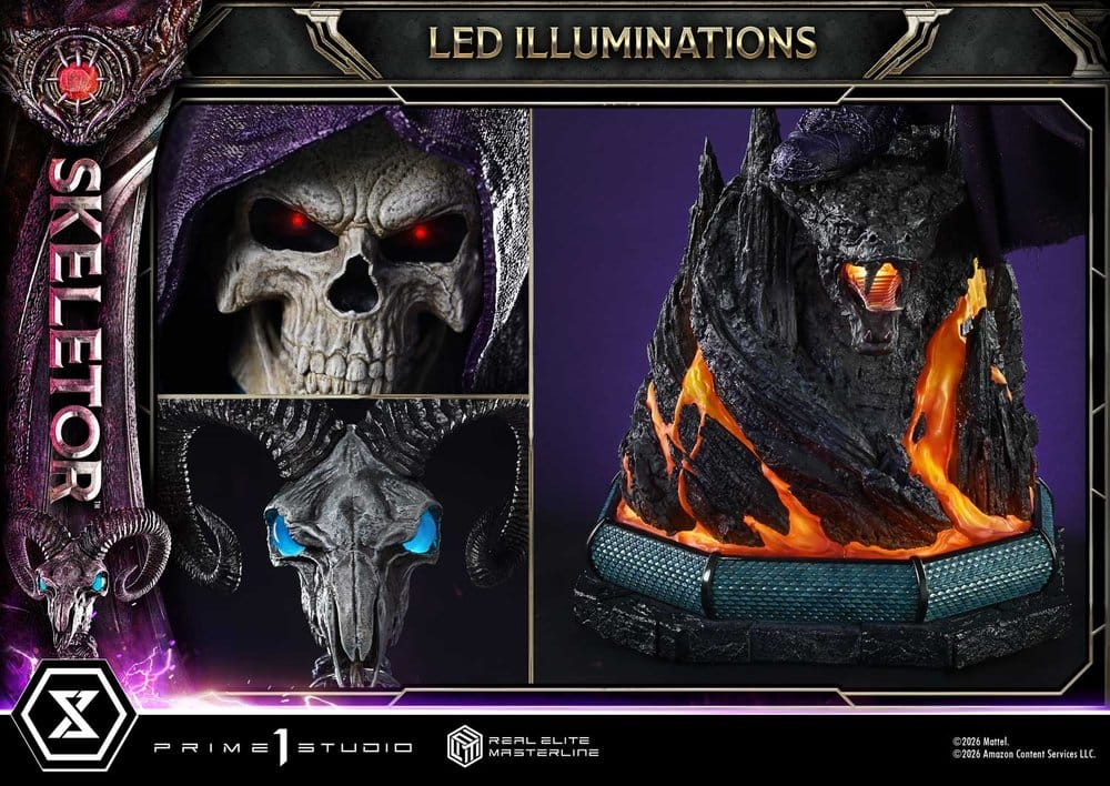 Masters of the Universe (2026 Film) Real Elite Masterline Series Statue 1/3 Skeletor 95 cm [9]