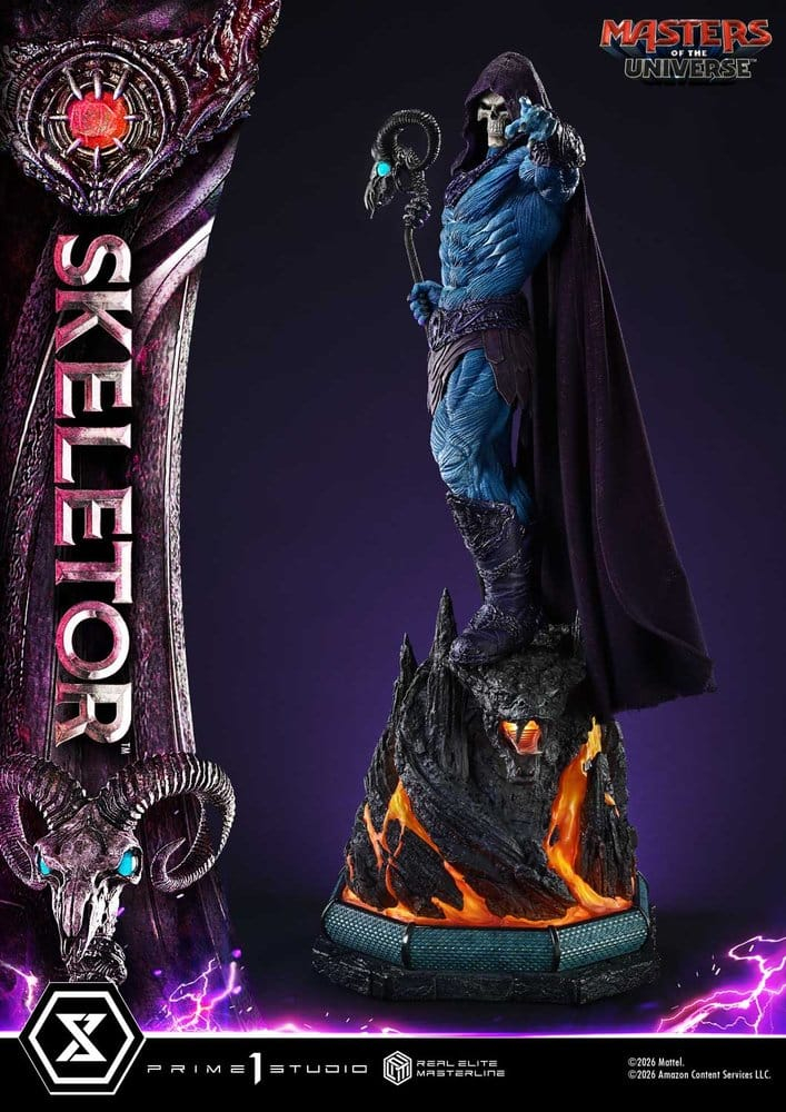 Masters of the Universe (2026 Film) Real Elite Masterline Series Statue 1/3 Skeletor Bonus Version 96 cm [14]