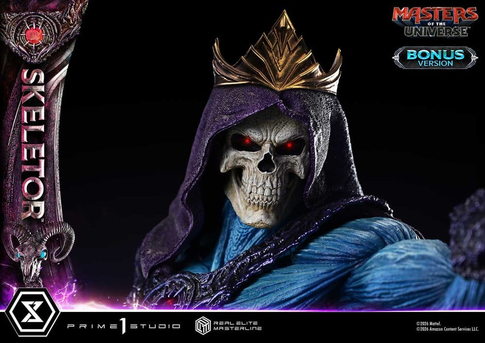 Masters of the Universe (2026 Film) Real Elite Masterline Series Statue 1/3 Skeletor Bonus Version 96 cm [4]