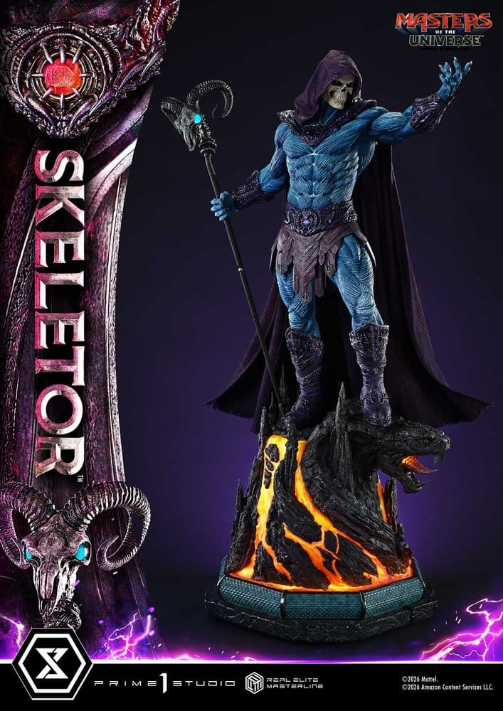 Masters of the Universe (2026 Film) Real Elite Masterline Series Statue 1/3 Skeletor Bonus Version 96 cm [13]