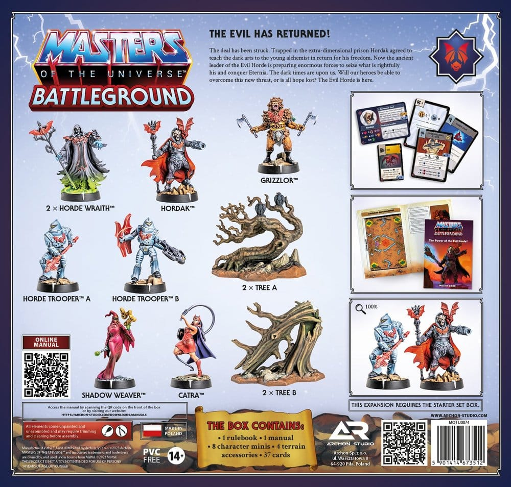 Masters of the Universe: Battleground Miniatures Game Wave 4: The Power of the Evil Horde *Italian Version* [7]