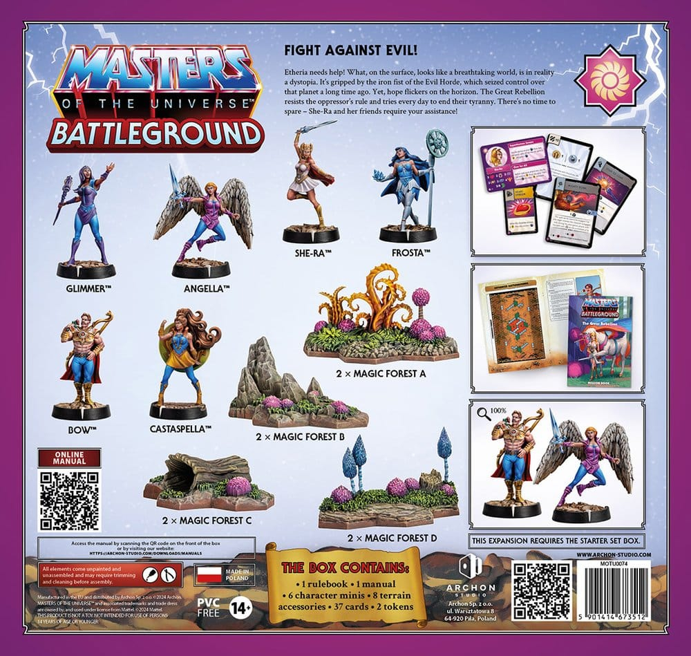 Masters of the Universe: Battleground Miniatures Game Wave 7: The Great Rebellion *German Version* [6]
