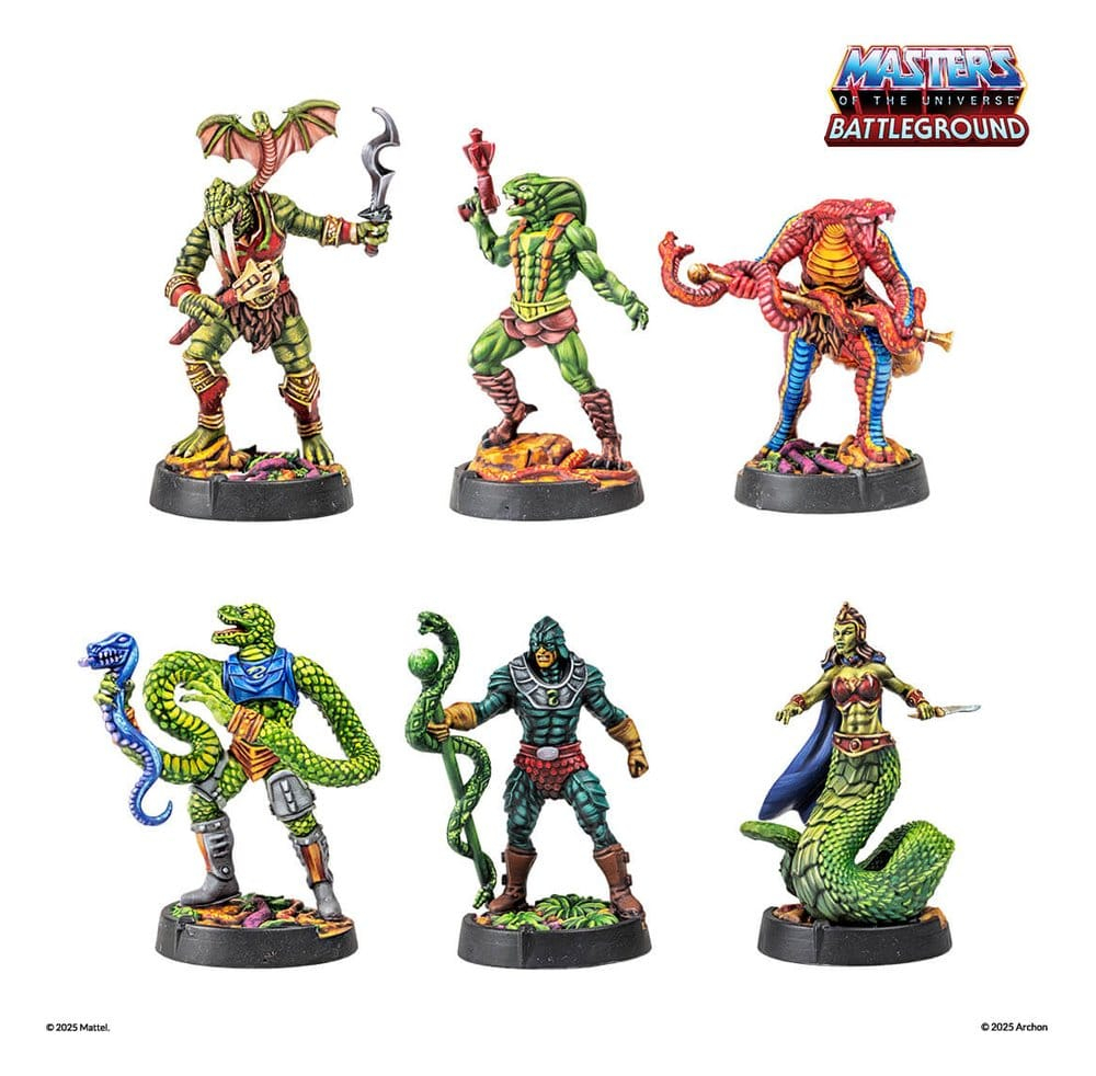 Masters of the Universe: Battleground Miniatures Game Wave 8: Snake Men Faction *Spanish Version* [2]