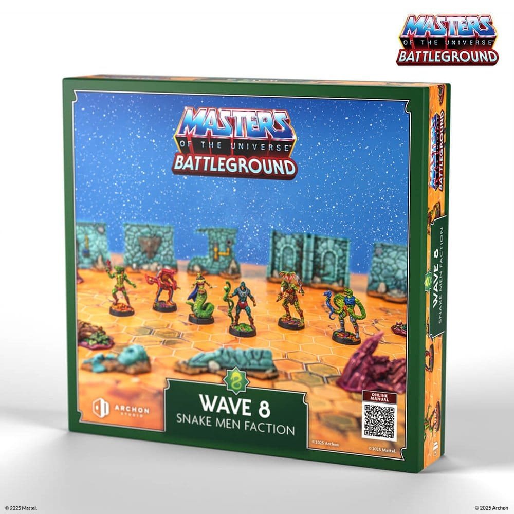 Masters of the Universe: Battleground Miniatures Game Wave 8: Snake Men Faction *Spanish Version* [7]