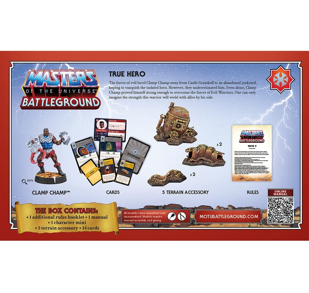 Masters of the Universe: Battleground Miniatures Game Wave 9: Masters of the Universe Faction *French Version* [6]