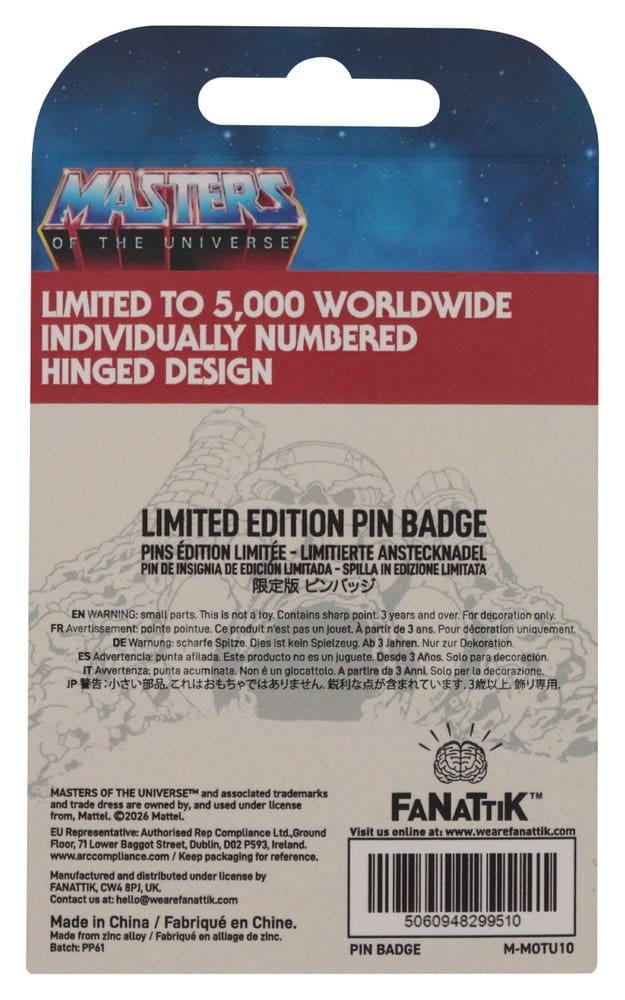 Masters of the Universe Pin Badge Hinged Castle Grayskull Limited Edition [2]