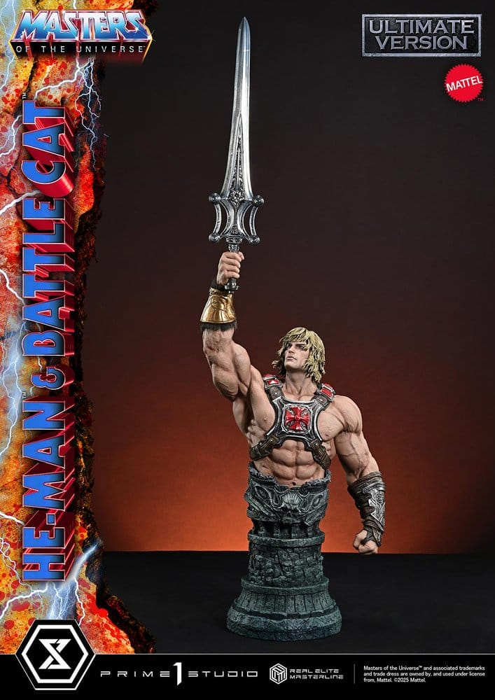 Masters of the Universe Real Elite Masterline Series Statue 1/4 He-Man & Battle Cat Ultimate Bonus Version 86 cm [16]