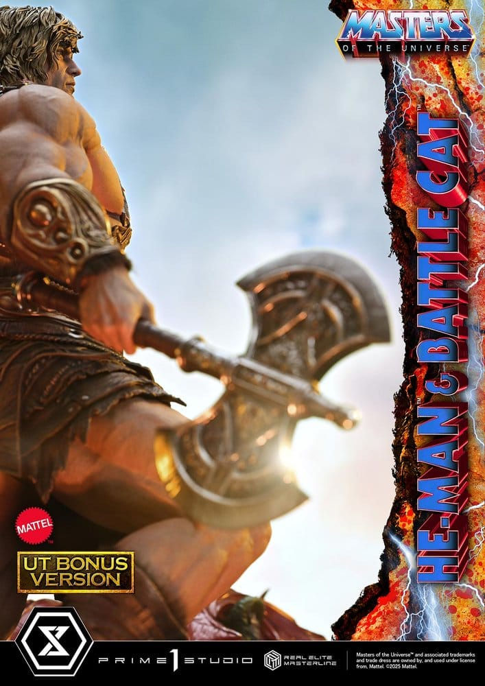 Masters of the Universe Real Elite Masterline Series Statue 1/4 He-Man & Battle Cat Ultimate Bonus Version 86 cm [20]