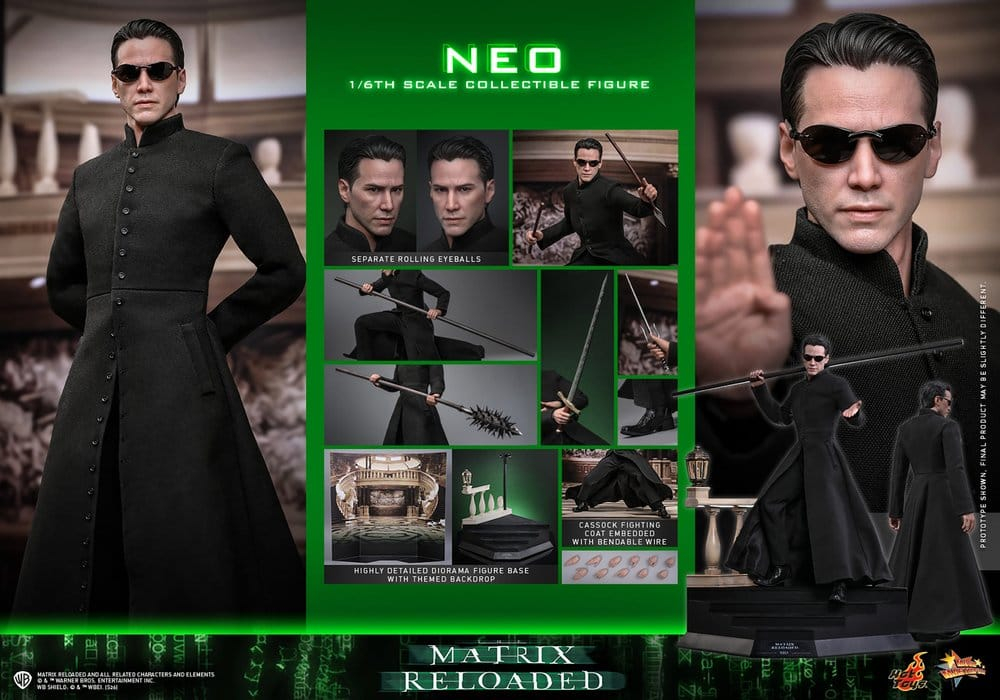 Matrix Movie Masterpiece Action Figure 1/6 Neo 31 cm [23]