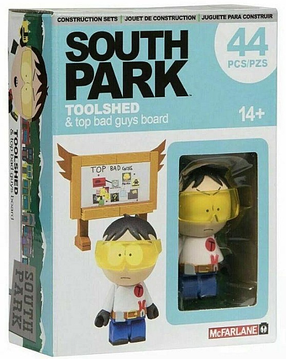 McFarlane South Park Toolshed Stan & Top Bad Guys Construction Set Christmas Stuffer [1]
