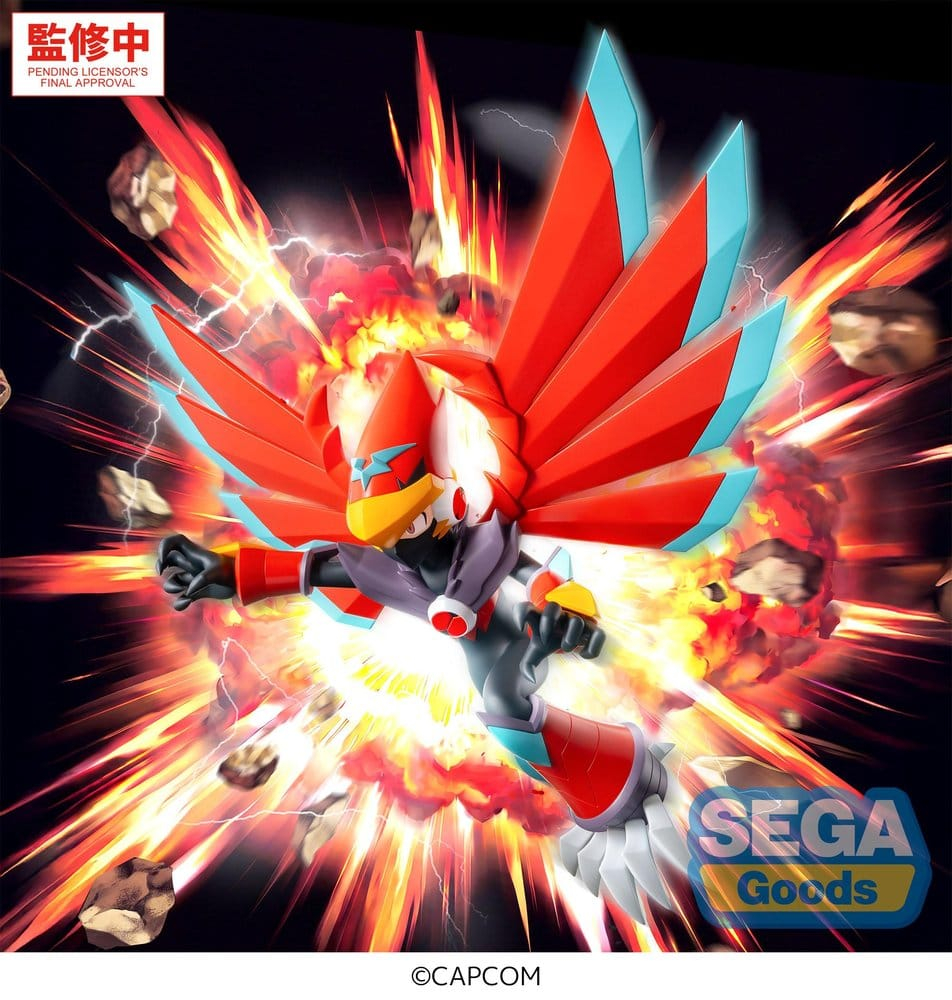Mega Man Battle Network Luminasta PVC Figure Mega Man Falzar Beast 19 cm [2]