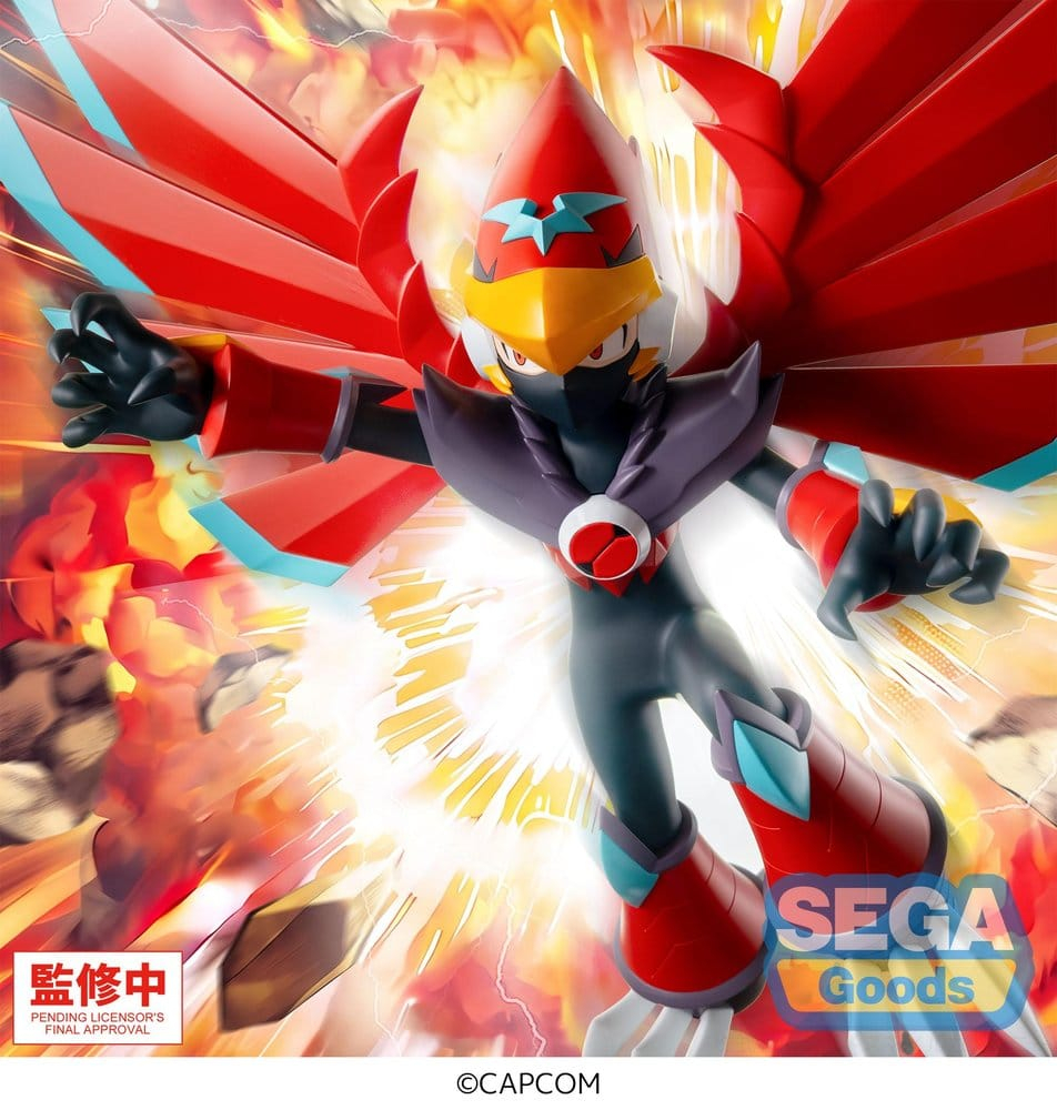 Mega Man Battle Network Luminasta PVC Figure Mega Man Falzar Beast 19 cm [3]