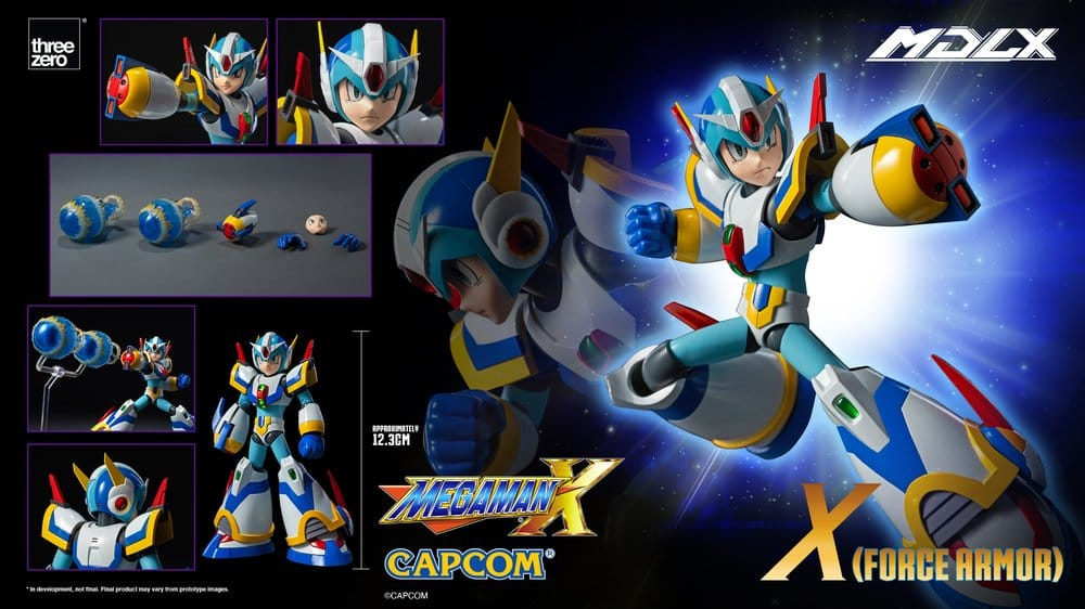 Mega Man X MDLX Action Figure Rockman / Mega Man Force Armor 12 cm [14]