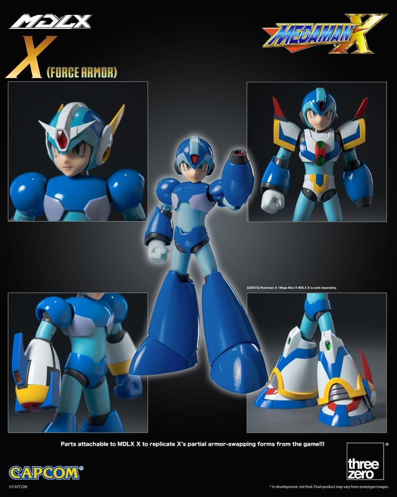 Mega Man X MDLX Action Figure Rockman / Mega Man Force Armor 12 cm [13]