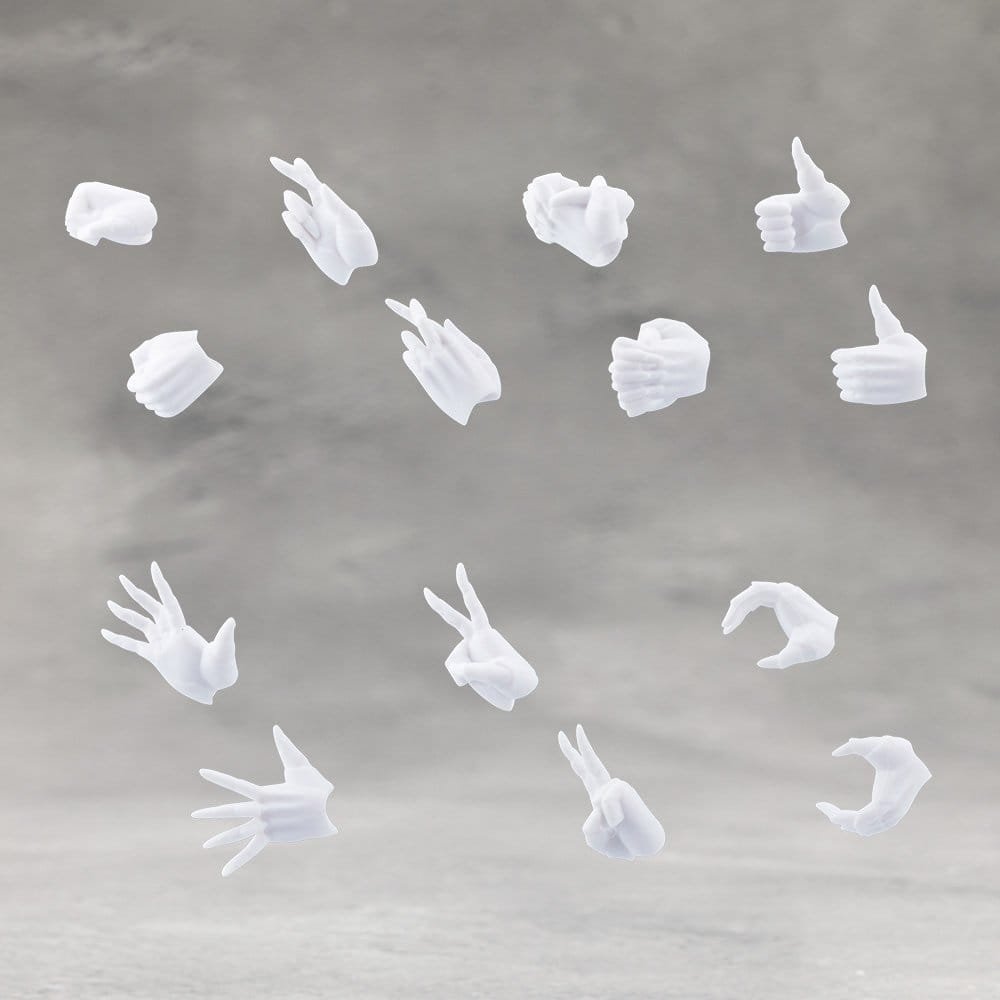 Megalomaria Unlimited Universe Model Kit Accessory Set Ex Hand Unit Female Type A WHITE Ver. [2]