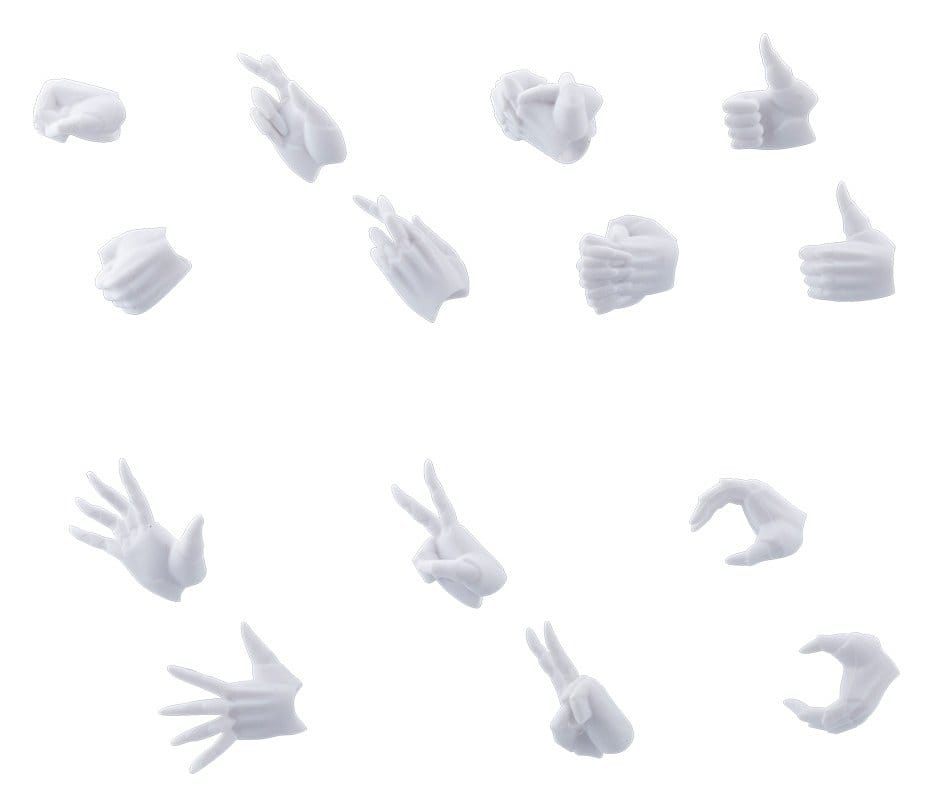 Megalomaria Unlimited Universe Model Kit Accessory Set Ex Hand Unit Female Type A WHITE Ver. [1]