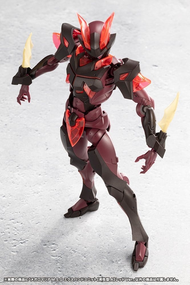 Megalomaria Unlimited Universe Model Kit Accessory Set Ex Hand Unit Male Type A Red Ver. [8]