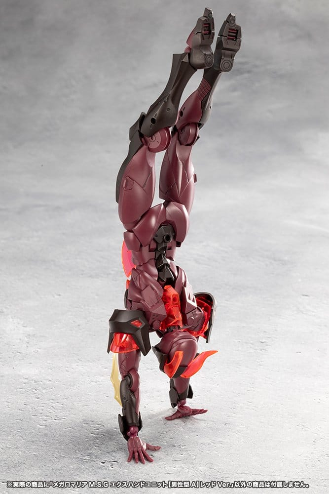 Megalomaria Unlimited Universe Model Kit Accessory Set Ex Hand Unit Male Type A Red Ver. [7]