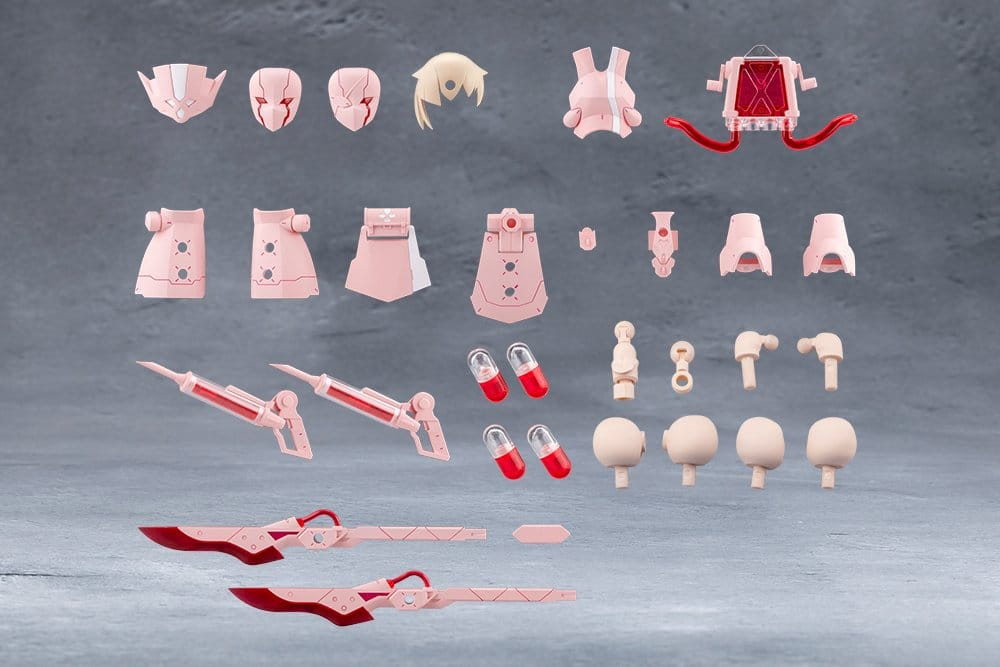 Megalomaria Unlimited Universe Plastic Model Kit Accessory Set Metamorphose Unit Exarmor Pink Nurse [2]