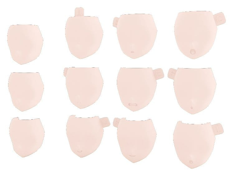 Megami Device M.S.G 08 Accessory Set 1/1 Face Set Buster Doll Skin Color C [4]