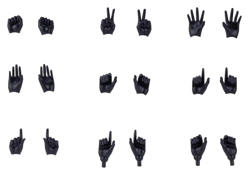 Megami Device M.S.G. Plastic Model Kit 1/1 09 Hand Set Skin Color Black [2]