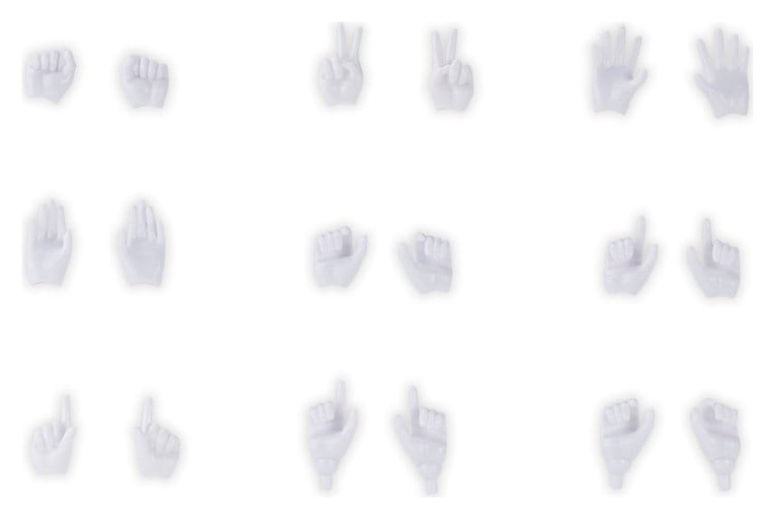 Megami Device M.S.G. Plastic Model Kit 1/1 09 Hand Set Skin Color White [2]