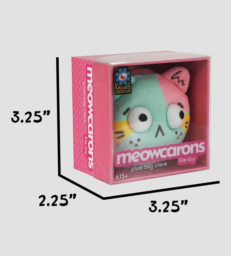 Meowcaron Plush Bag Charm Scared 7 cm [4]
