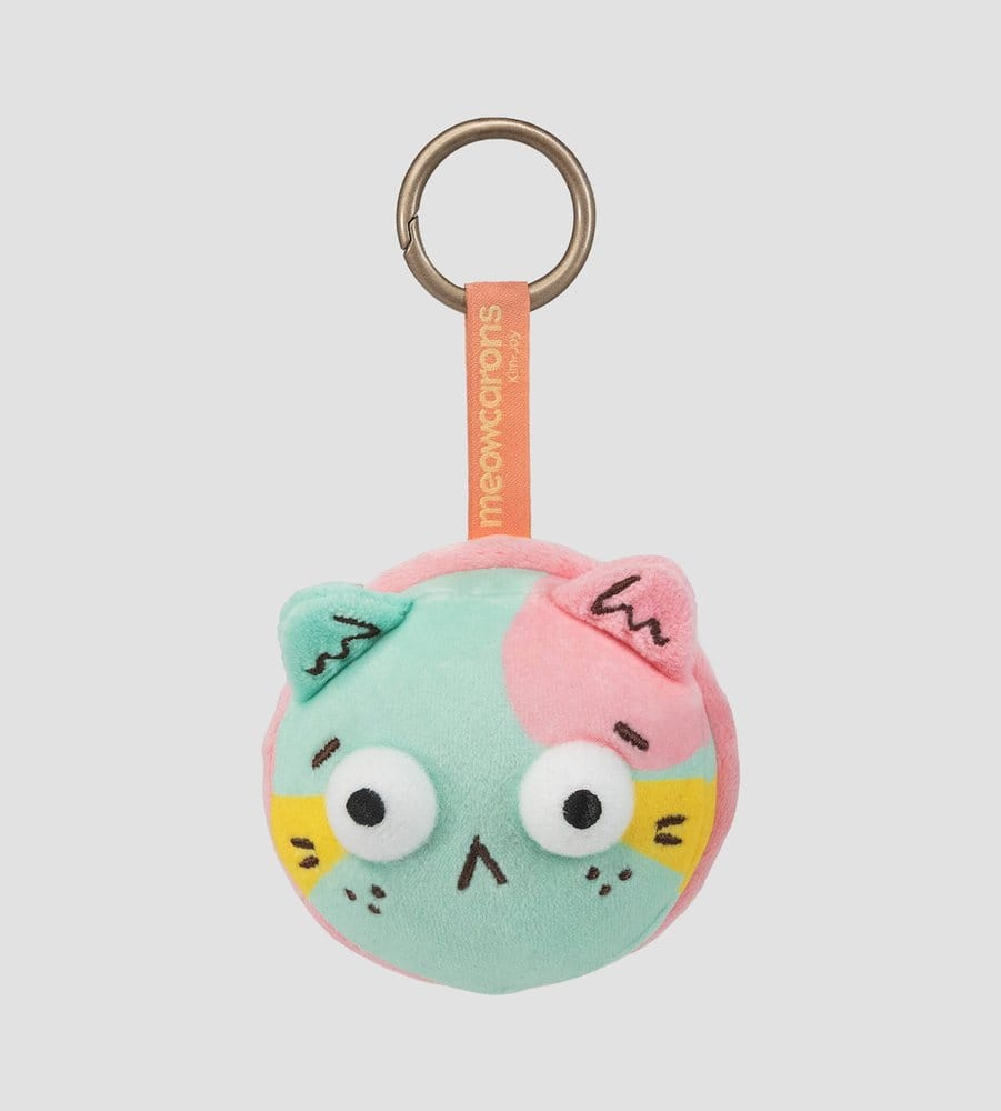 Meowcaron Plush Bag Charm Scared 7 cm [6]