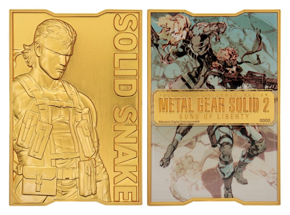 Metal Gear Solid 2 Ingot Snake 24k Gold Plated Limited Edition [5]