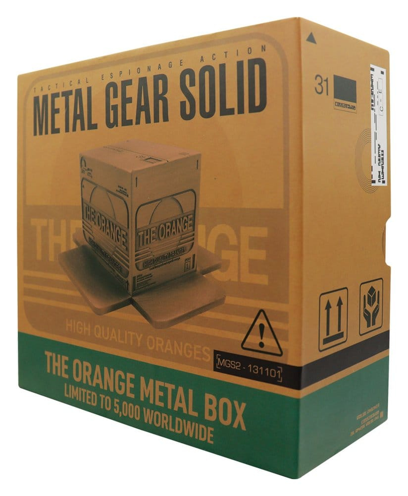 Metal Gear Solid 2 Replica Cardboard Box Antique Gold [2]