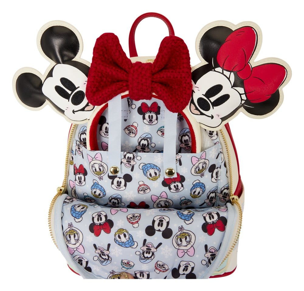 Mickey & Friends by Loungefly Mini Backpack with Headband Holder Ice Skating [7]