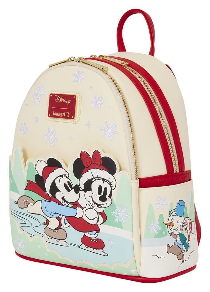 Mickey & Friends by Loungefly Mini Backpack with Headband Holder Ice Skating [3]