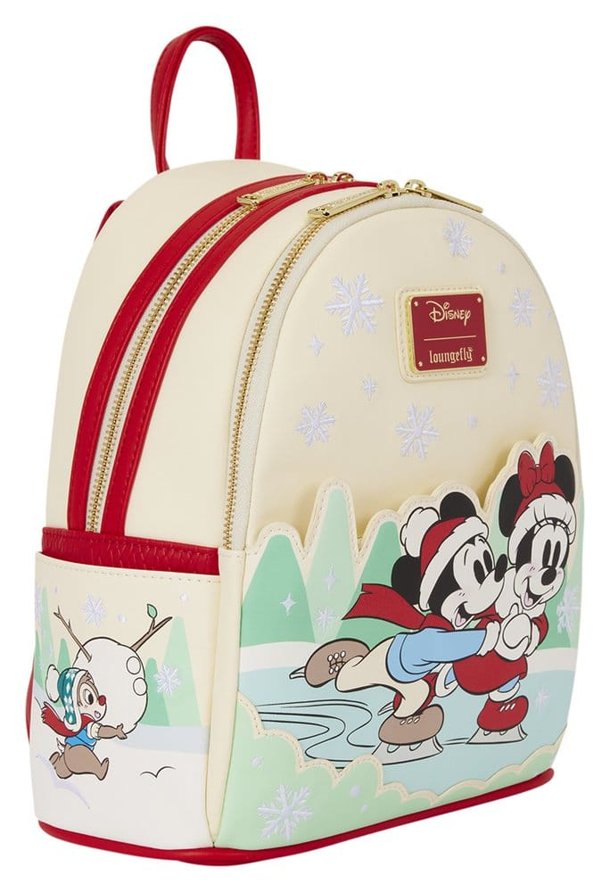 Mickey & Friends by Loungefly Mini Backpack with Headband Holder Ice Skating [2]