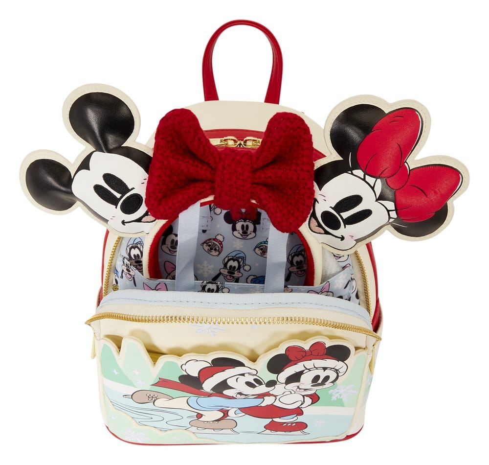 Mickey & Friends by Loungefly Mini Backpack with Headband Holder Ice Skating [6]