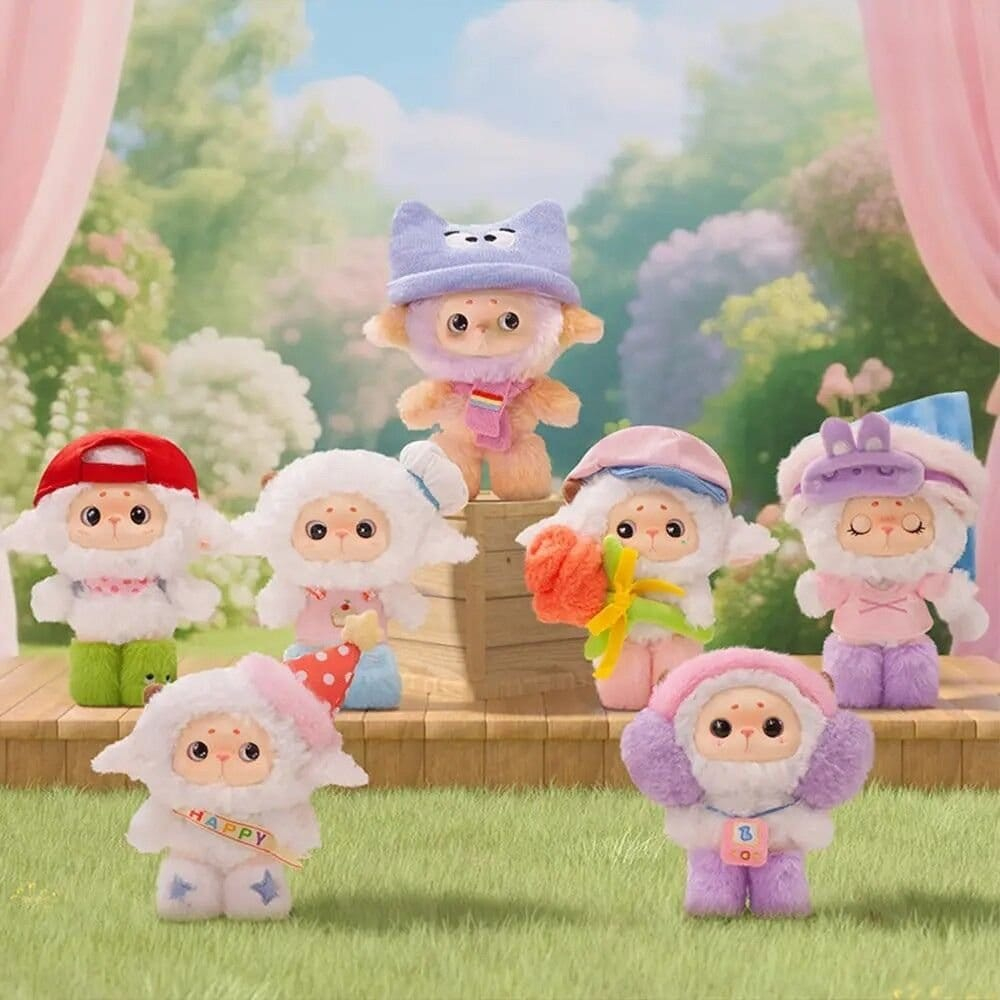 Miehuu Ultimate Chill Manual Plush Keychain 15 cm Blind Box Display (6) [7]
