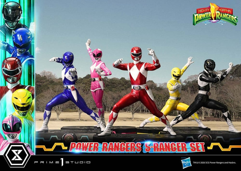 Mighty Morphin Power Rangers Premium Masterline Set of 5 Statues 1/4 57 cm [23]