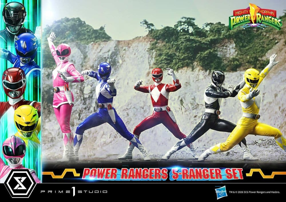 Mighty Morphin Power Rangers Premium Masterline Set of 5 Statues 1/4 57 cm [19]