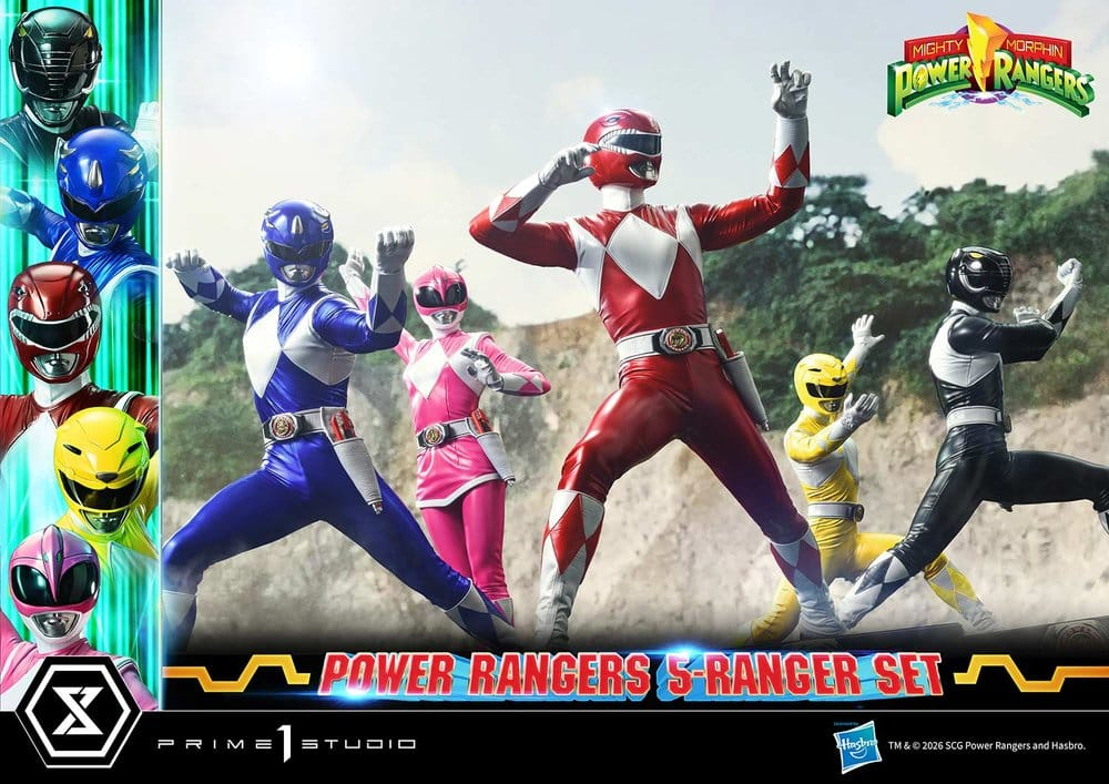Mighty Morphin Power Rangers Premium Masterline Set of 5 Statues 1/4 57 cm [20]