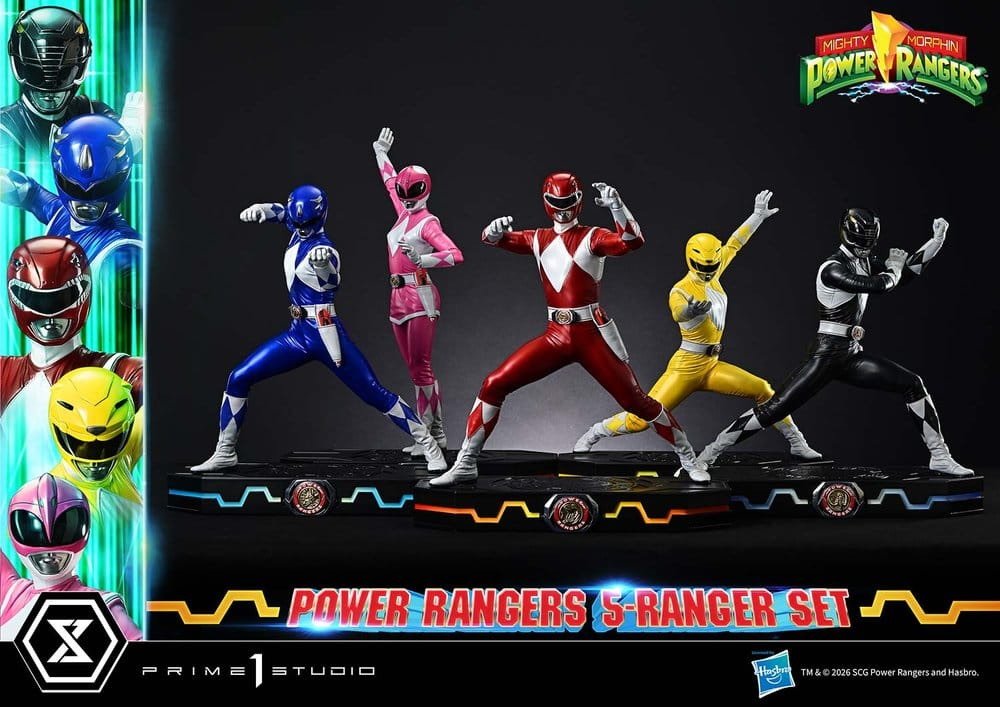 Mighty Morphin Power Rangers Premium Masterline Set of 5 Statues 1/4 57 cm [26]